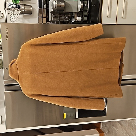 💕J. CREW💕 Cocoon Coat in Italian Stadium-Cloth Wool Blend ~ Heather Acorn 10 - Picture 9 of 16